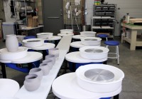 Calgary pottery studio classroom